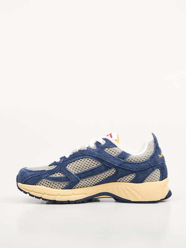 The Re-Run Americana, suède sneakers met mesh