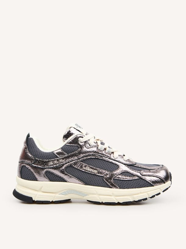 The Re-Run Cracked The Re-Run Cracked, metallic sneakers