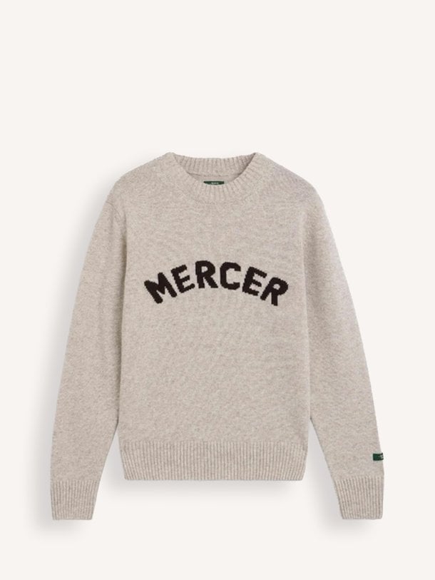 The Mercer Signature Knit Wolmix trui