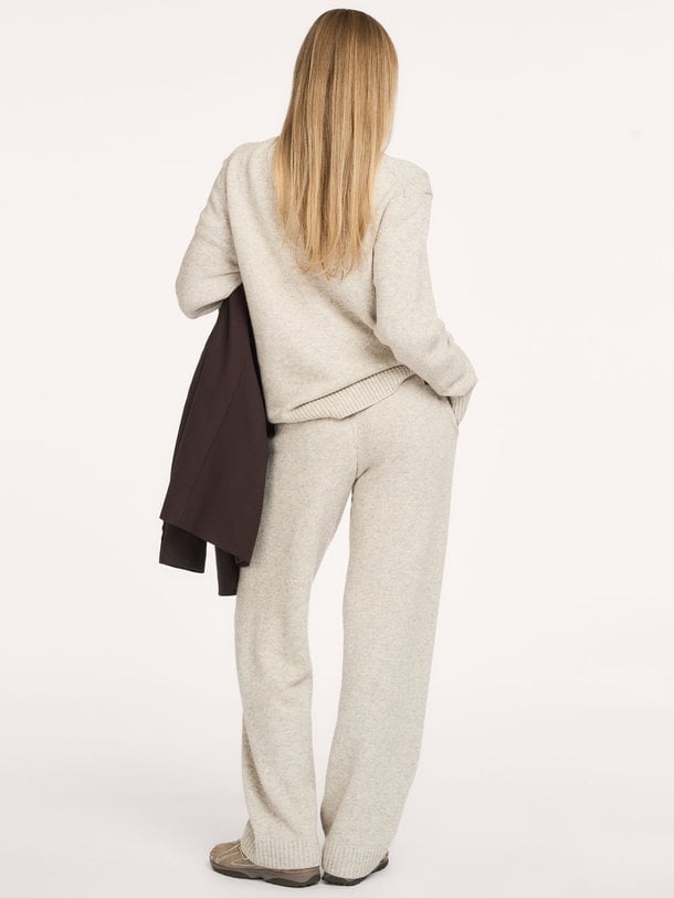 The Mercer Signature Knit Wolmix trui