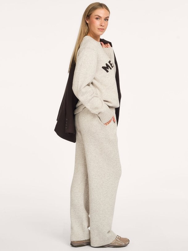 The Mercer Signature Knit Wolmix trui