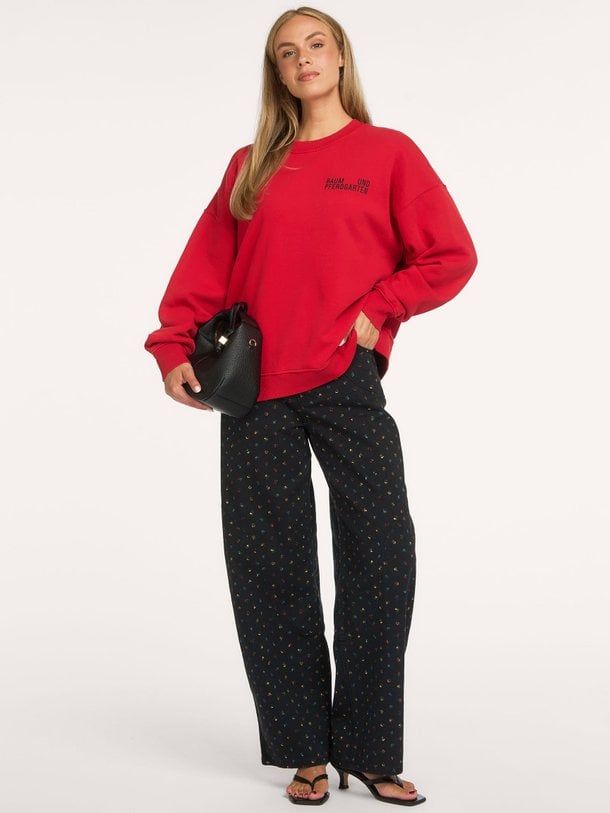 Napolen, high waist barrel fit jeans