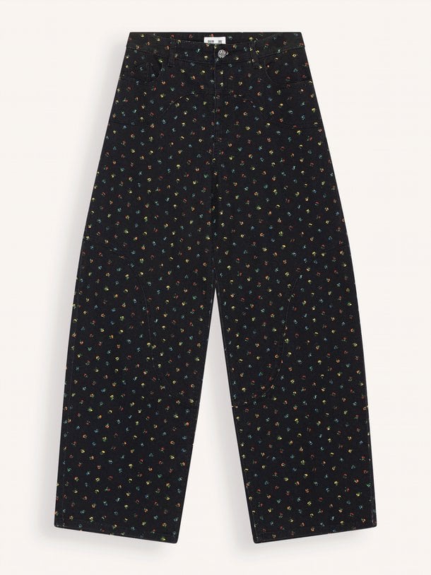NAPOLEN Napolen, high waist barrel fit jeans