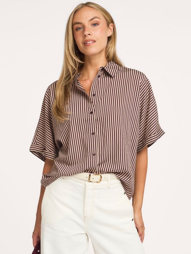 sunny stripe blouse Sunny, viscosemix gestreepte blouse