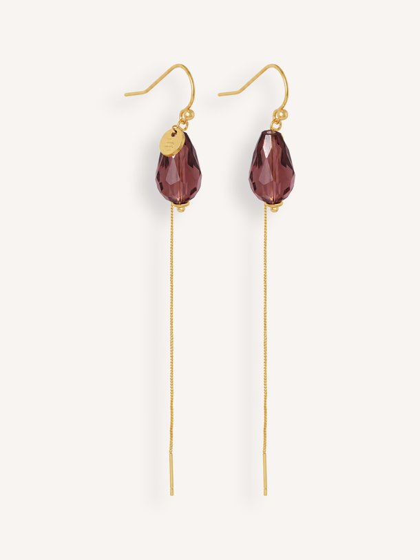 Vergulde oorhangers