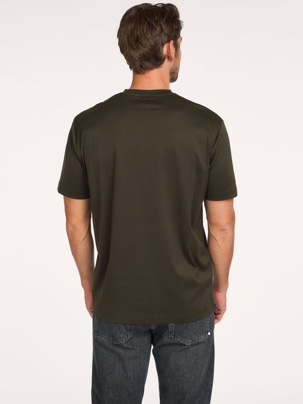 T-SHIRT CREW NECK SS D GREEN Katoenen T-shirt