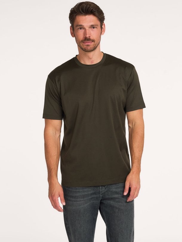T-SHIRT CREW NECK SS D GREEN Katoenen T-shirt