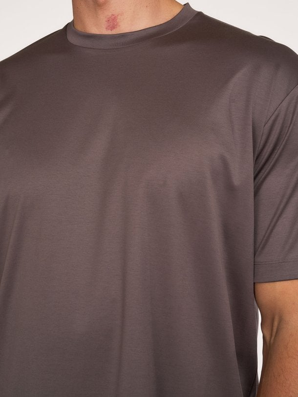 T-SHIRT CREW NECK SS D GREEN Katoenen T-shirt
