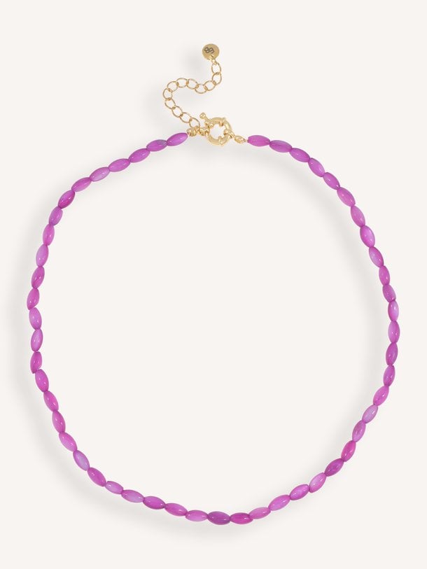 Vergulde ketting met schelpen