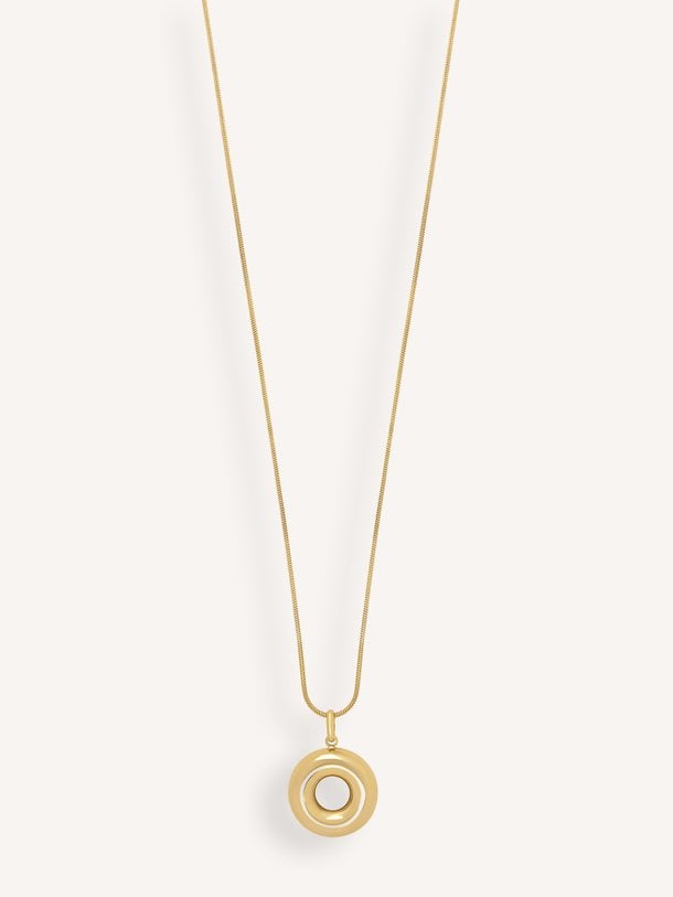 Vergulde halsketting met hanger