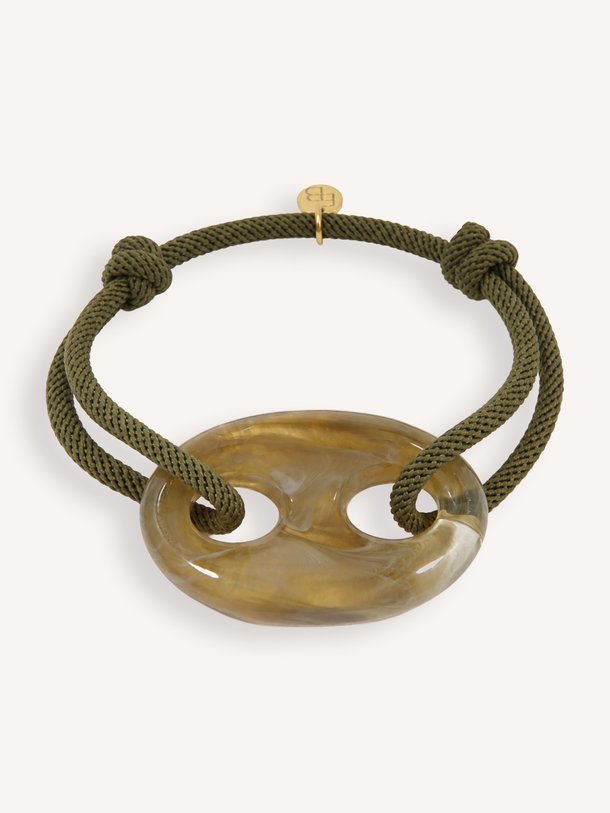Armband met XL opengewerkte bedel Armband met bedel