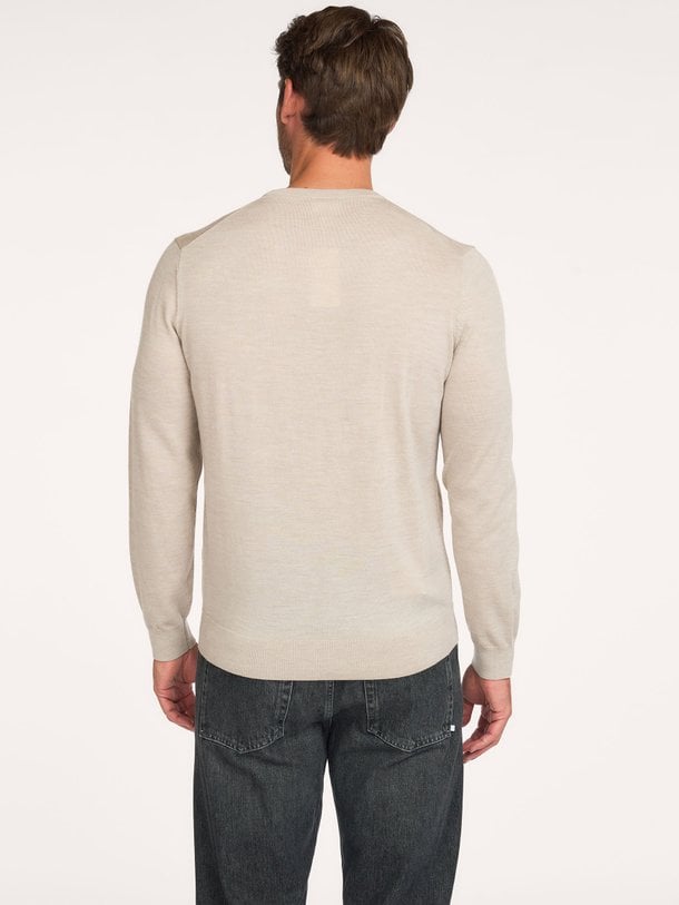 PULLOVER CREW NECK D BROWN Wollen trui