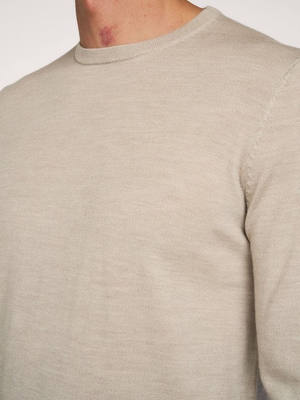 PULLOVER CREW NECK D BROWN Wollen trui