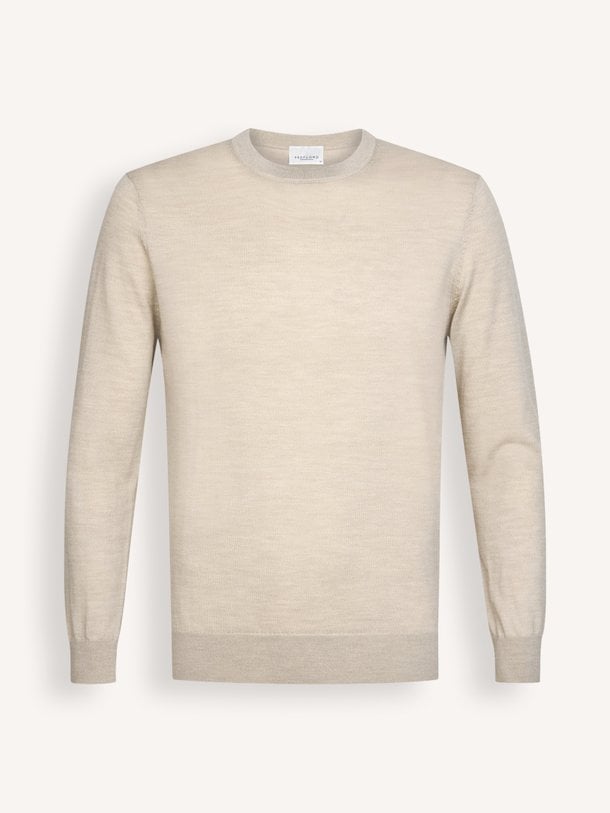 PULLOVER CREW NECK D BROWN Wollen trui