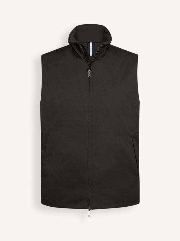 OUTERW BW MAGN D.BROWN Geweven bodywarmer