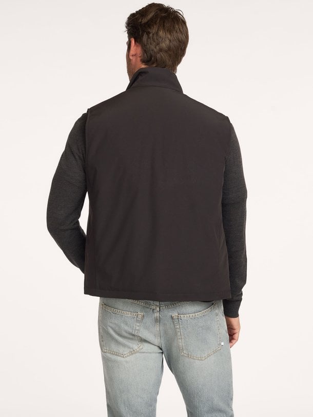 OUTERW BW MAGN D.BROWN Geweven bodywarmer
