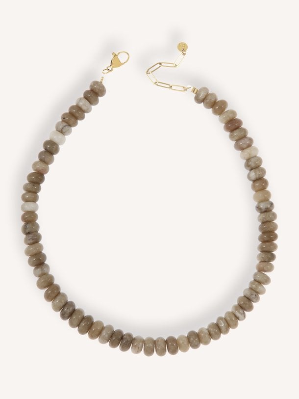 Vergulde ketting met gemstones