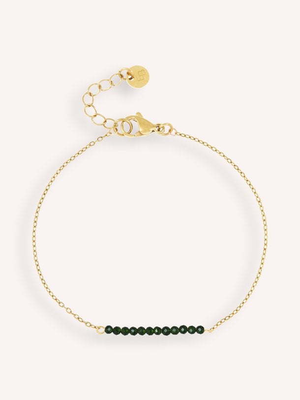 Petite gemstone armband Vergulde armband met gemstones