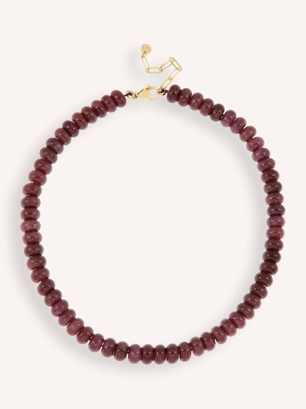 Vergulde ketting met gemstones