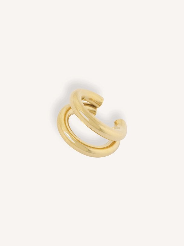 Vergulde earcuff