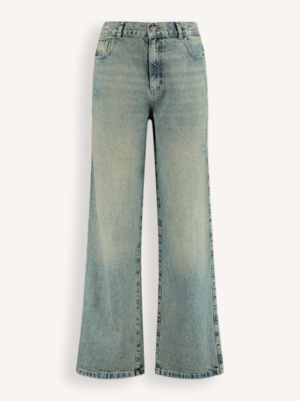 LUCKY-YVE Lucky-Yve, high waist wide leg jeans