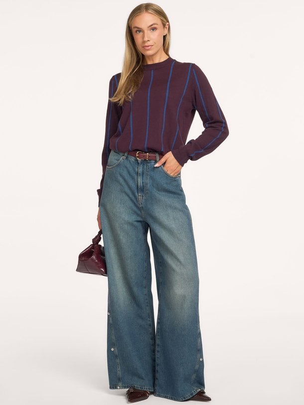 Jayden, high waist wide leg jeans