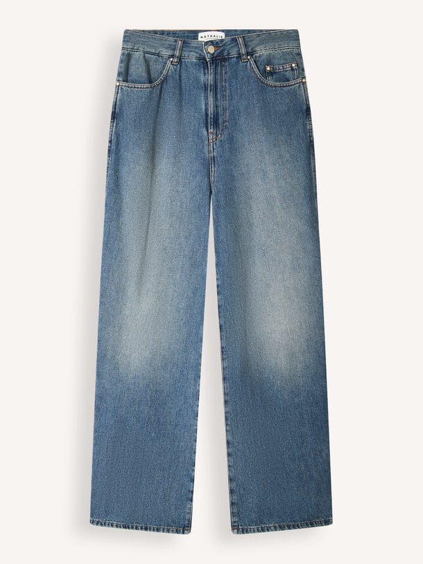 Jayden, high waist wide leg jeans