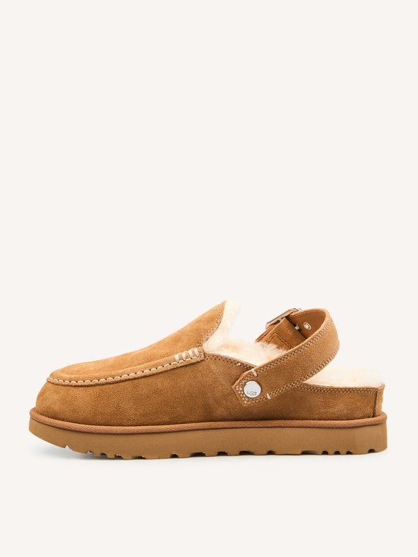 GOLDENSTAR EVELINA CLOG Goldenstar Evelina, suede clogs