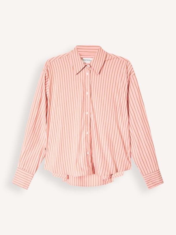Hermine, katoenmix gestreepte blouse