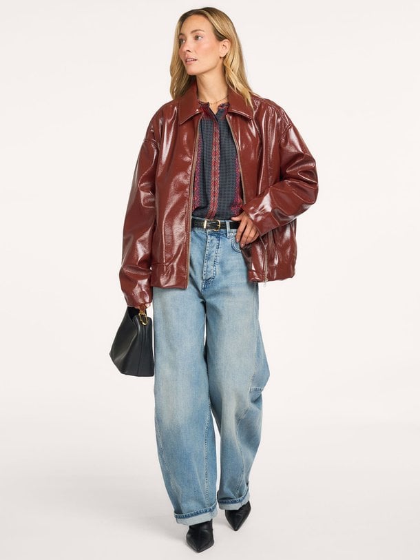 Jan, leatherlook jack