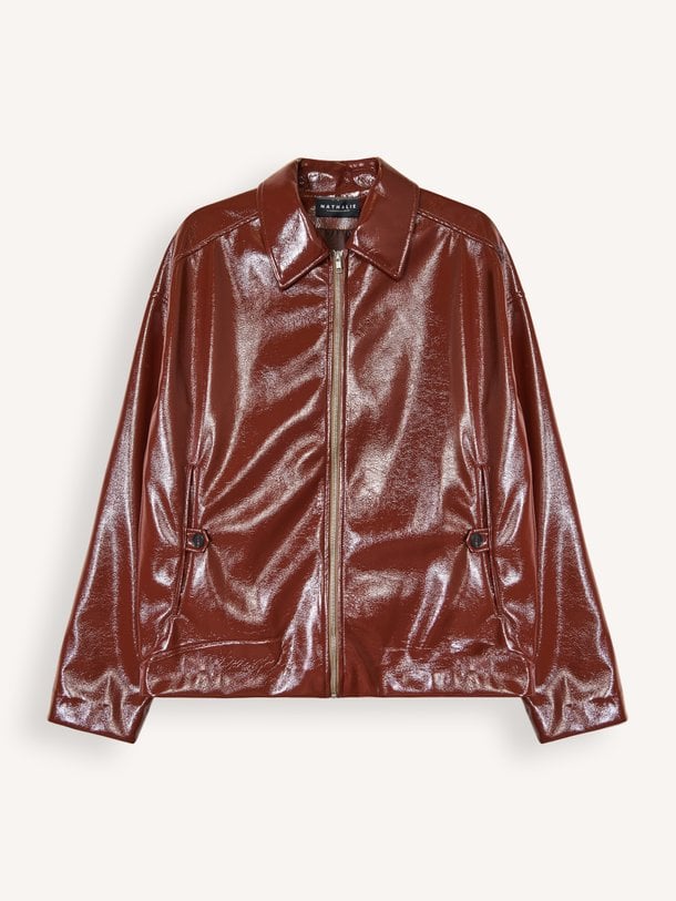 Jan Jan, leatherlook jack