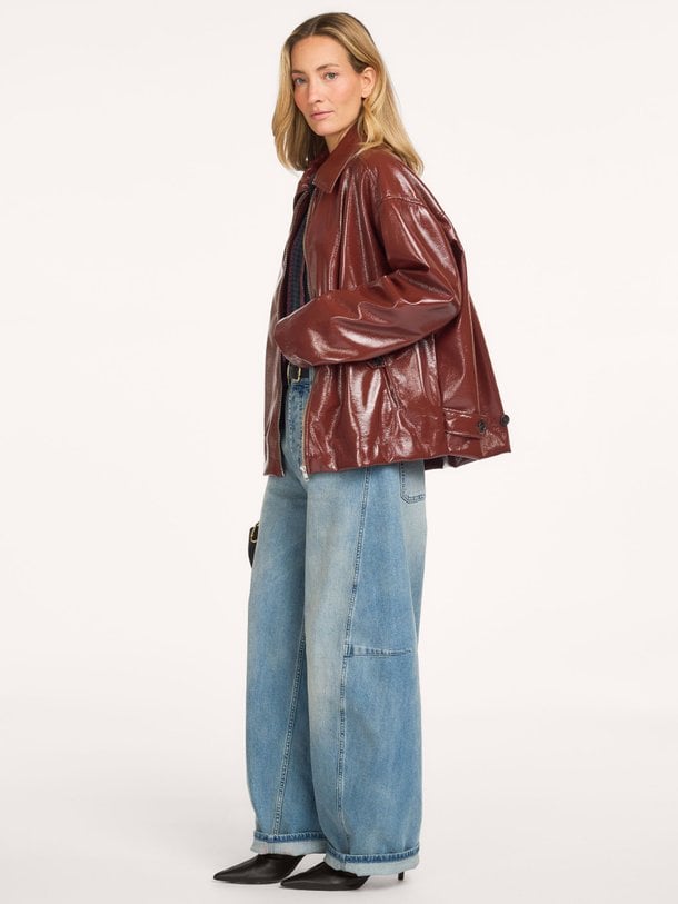 Jan, leatherlook jack