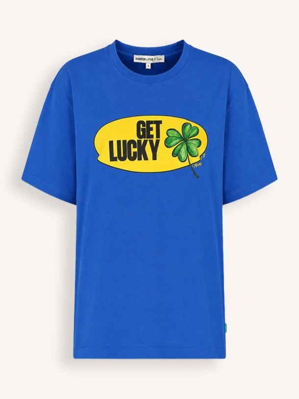 GETLUCKY-SS Get Lucky, katoenen T-shirt
