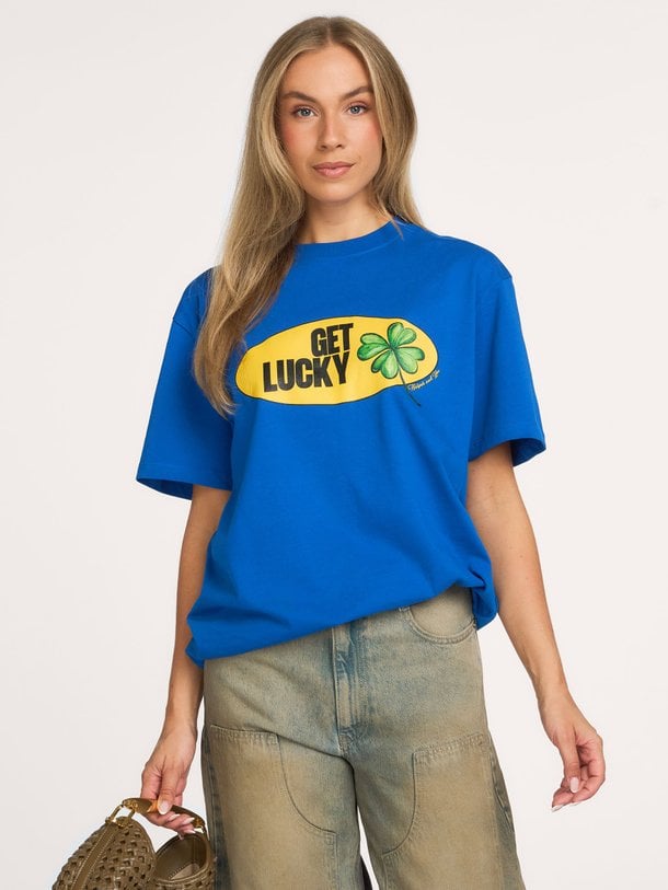 GETLUCKY-SS Get Lucky, katoenen T-shirt