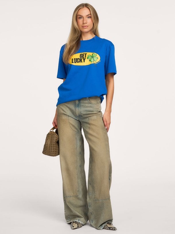 GETLUCKY-SS Get Lucky, katoenen T-shirt