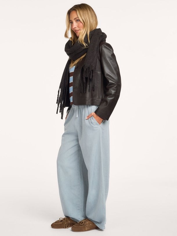 LYCAZ Lycaz, katoenen barrel broek