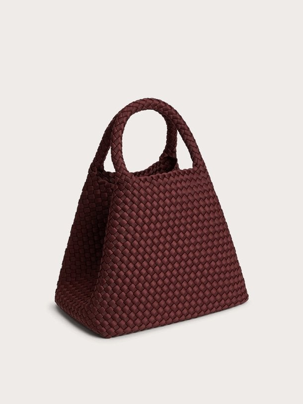 Gevlochten handtas medium