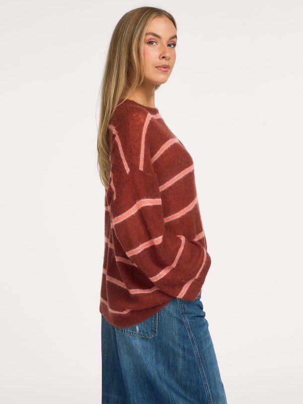 BODYROW Bodyrow, cashmeremix gestreepte trui