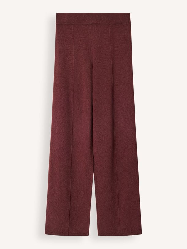 Wol/cashmeremix badstof broek