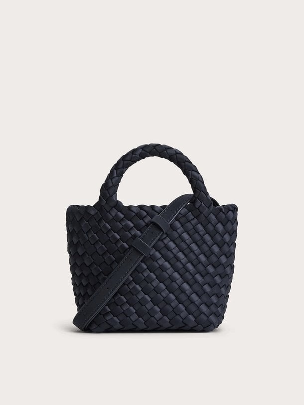 Gevlochten handtas mini