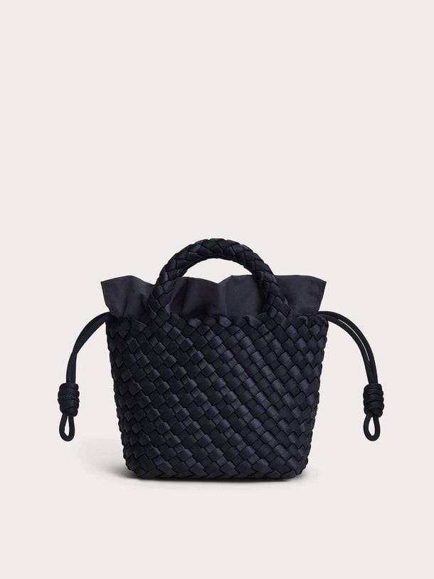 Gevlochten handtas mini