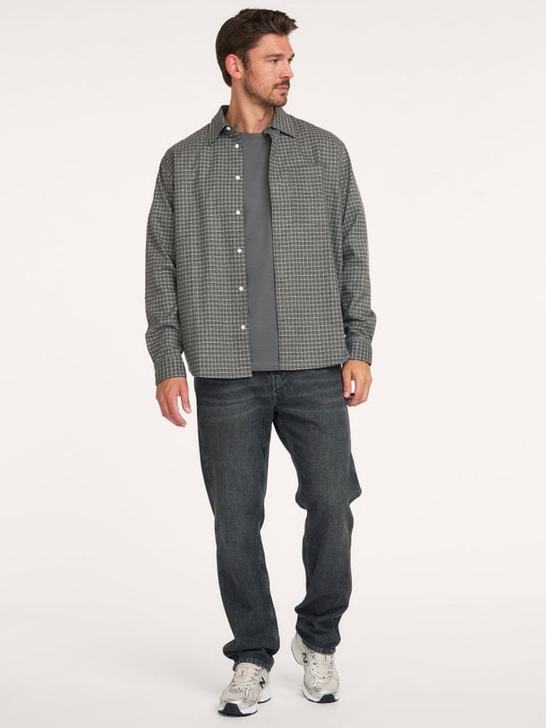 Longsleeve Shirt Geweven geruit overhemd