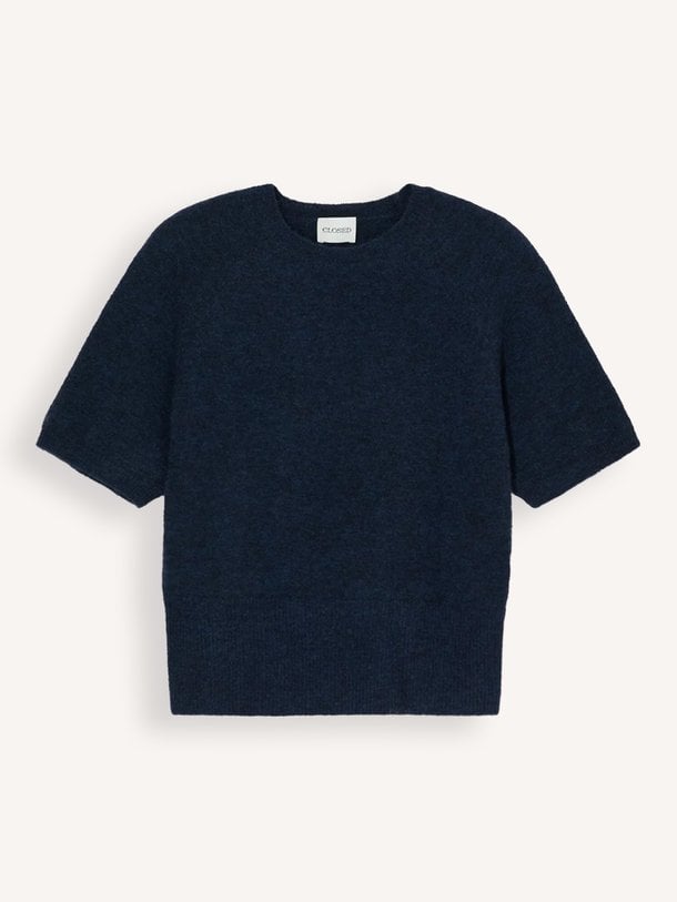 CREW NECK SHORT SLEEVE Alpacamix trui