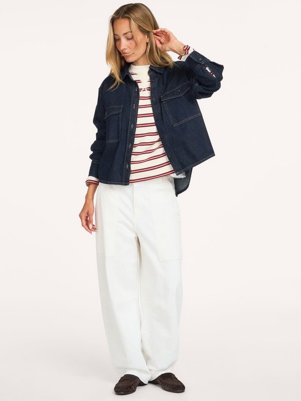 Denim blouse
