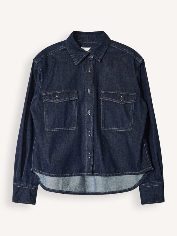 Denim blouse