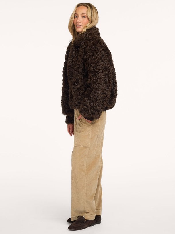 RHANNON Rhannon, katoenmix ribcord broek