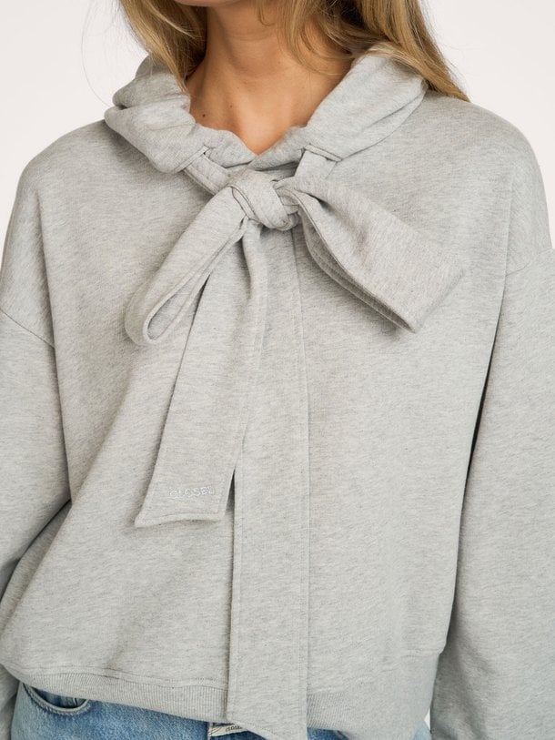 Katoenen gemêleerde hoodie
