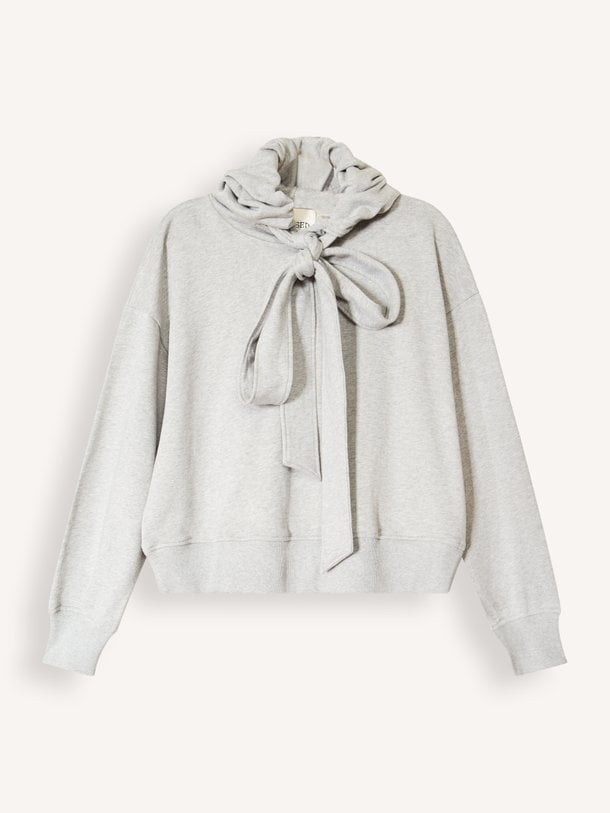 Katoenen gemêleerde hoodie