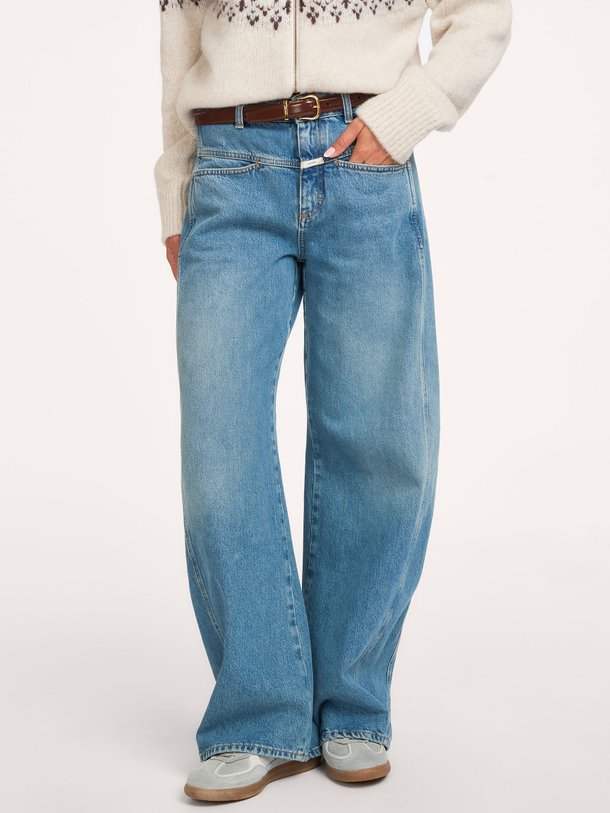 TORI-X Tori-X, mid waist barrel fit jeans