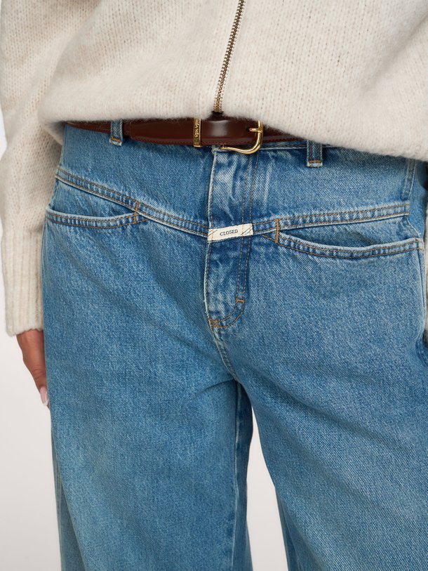TORI-X Tori-X, mid waist barrel fit jeans